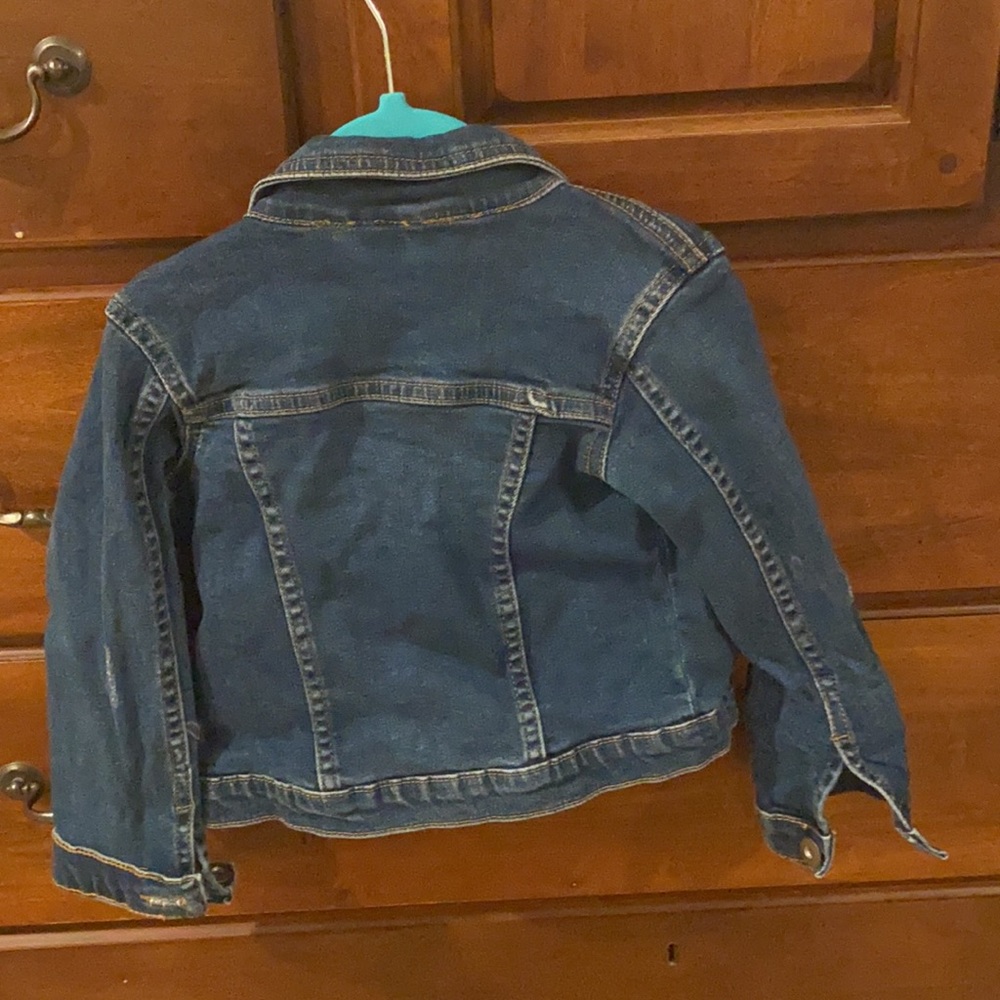 Distressed denim jacket - Picture 3 of 3